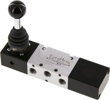 5/3 G1/8 '' Middendruk Handbediend Hefboom Ventiel, Verzenden, Nieuw