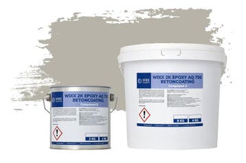 Wixx 2K Epoxy AQ 750 Betoncoating RAL 7038 | Agaatgrijs, Verzenden