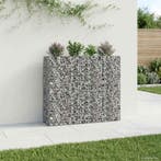 vidaXL Gabion verhoogd bed 2 pcs Zilver 170 x 50 x 150 cm, Verzenden, Nieuw