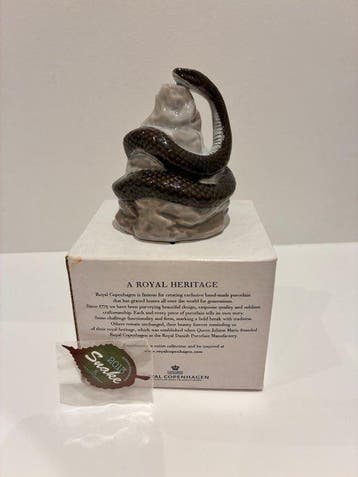 Royal Copenhagen - Figuur - Snake / Japan Zodiac 2013 -