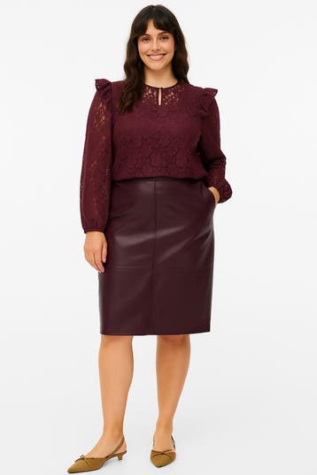 VERO MODA curve imitatieL=48/50Maat 46/48 (XL) of groter, Kleding | Dames, Verzenden, Nieuw, Maat 46/48 (XL) of groter, Overige kleuren