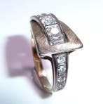 Bague - 14 carats Or jaune, Or blanc - 0.80ct. tw. Diamant, Nieuw