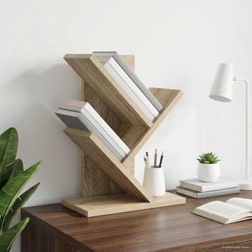 vidaXL Boomvormige boekenplank met 3 planken 30 x 18 x 40 cm, Verzenden, Nieuw