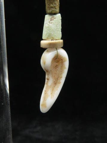 Oud-Egyptisch Oorbellen gemaakt van turkoois en faience