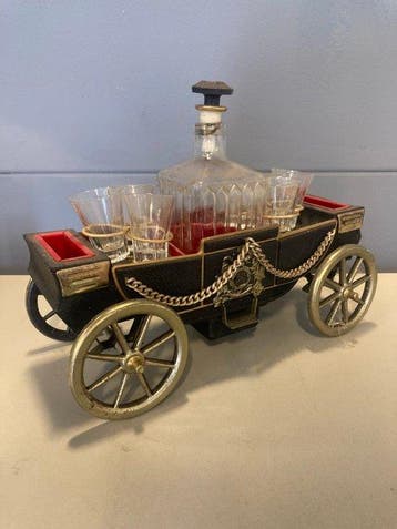 Gordons dry gin reclame met muziekdoos - Service à liqueur