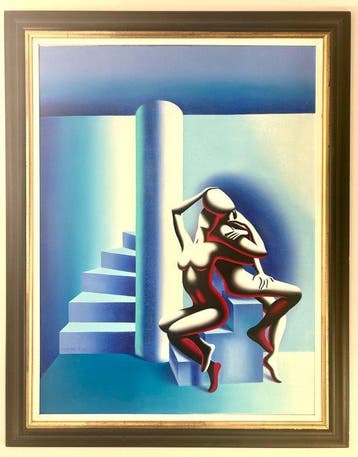 Mark Kostabi (1960) - Blu universe