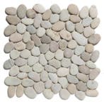Wand & Vloer Mozaïek Tegels Factory Riviersteen Beige - M.., Doe-het-zelf en Bouw, Tegels, Nieuw, Ophalen of Verzenden, 20 tot 40 cm