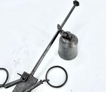 hand forged Hand-Forged Iron Steelyard Balance / Roman