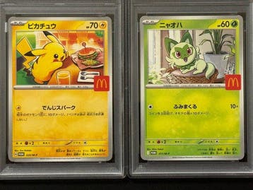 Pokémon - 2 Graded card -  020, 017 Promo card, Limited, Nieuw