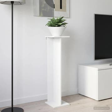 vidaXL Plantenstand Wit 25 x 25,5 x 100,5 cm Bewerkt hout, Tuin en Terras, Verzenden, Nieuw