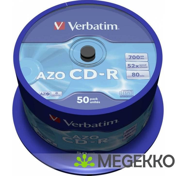 Verbatim CD-R 52x 50st. Cakebox, Informatique & Logiciels, Ordinateurs & Logiciels Autre, Envoi