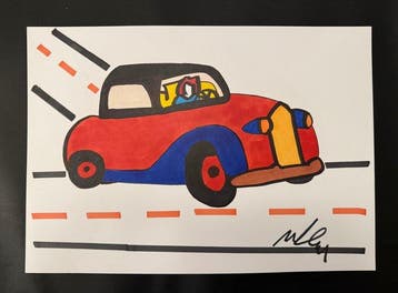Marco Lodola (1955) - Senza titolo, Antiek en Kunst