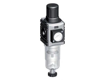 Filter-Regelaar G1/4 1000l/min 0.5-10.0bar/7-145psi Futura, Verzenden