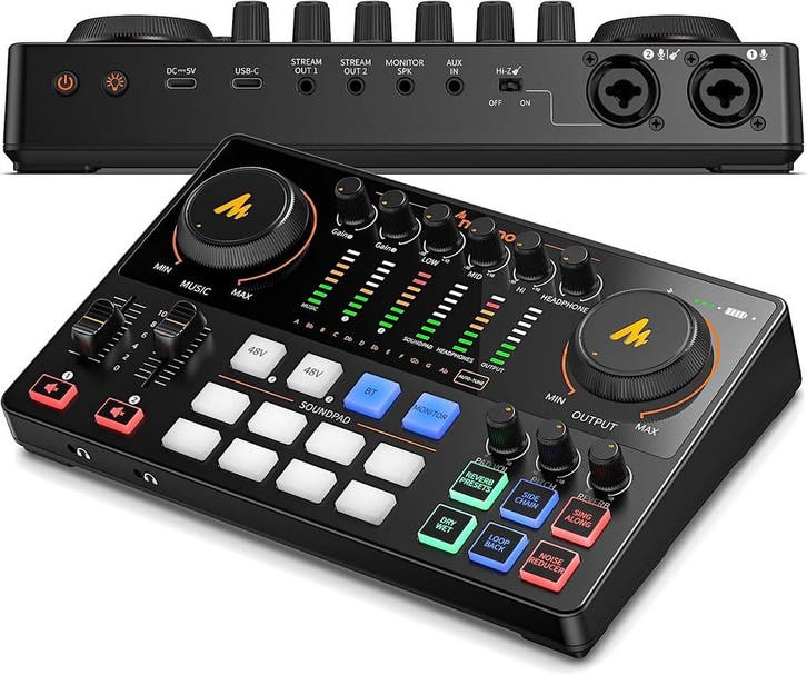 MaonoCaster E2 Gen2 Mixer | Retour Deal | 30% korting, Muziek en Instrumenten, Mengpanelen, Microfooningang, Nieuw, 5 tot 10 kanalen