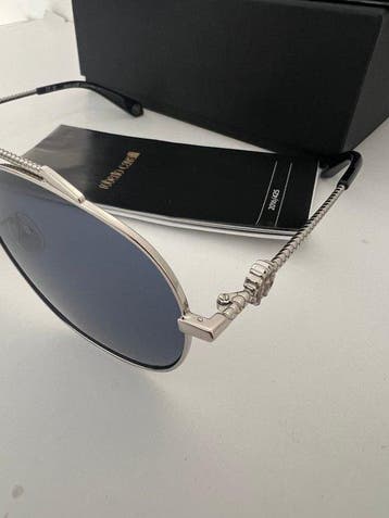 Roberto Cavalli - SRCO08V Manufactured by De Rigo - Silver, Nieuw
