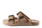 Vingino Slippers Meisjes in maat 33 Beige, Verzenden, Jongen of Meisje, Schoenen, Zo goed als nieuw