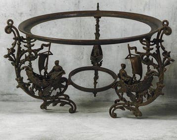 Antieke bronzen hanglamp onderdelen – Victoriaanse, Antiek en Kunst