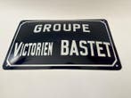 Geëmailleerde plaquette Groupe Victorien Basset - Emaille