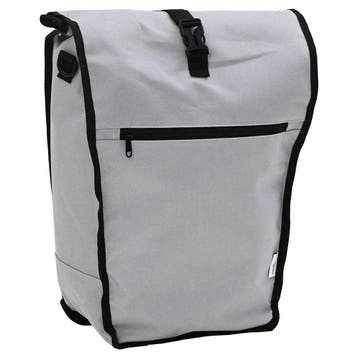 vidaXL Fietstas Grijs 34 x 16 x 59 cm Polyester, Fietsen en Brommers, Fietsaccessoires | Fietstassen, Verzenden, Nieuw