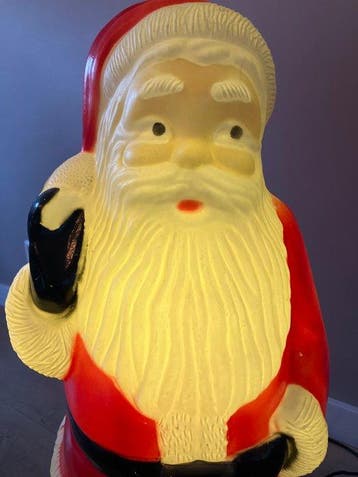 Kerstdecoratie - Plastic - Kerstman verlichting, Diversen, Nieuw