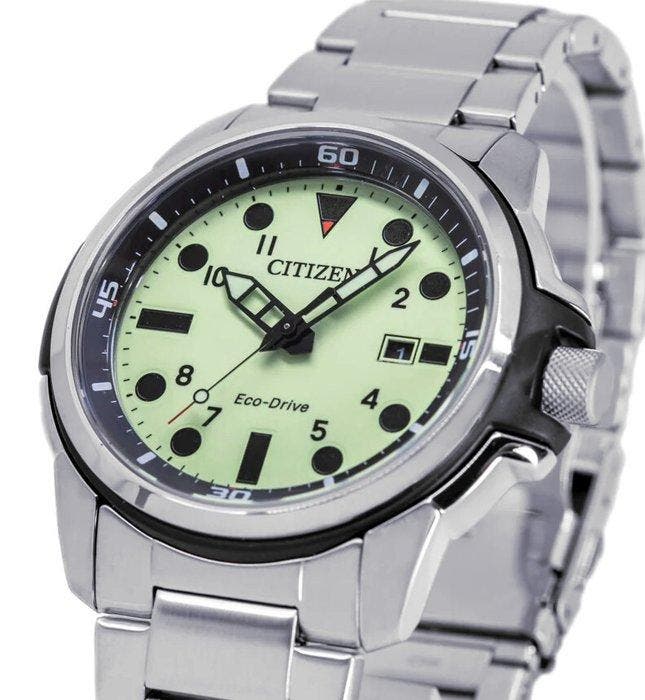 Citizen - Sea Land Steel Collection - Special Edition - Sans, Handtassen en Accessoires, Horloges | Heren