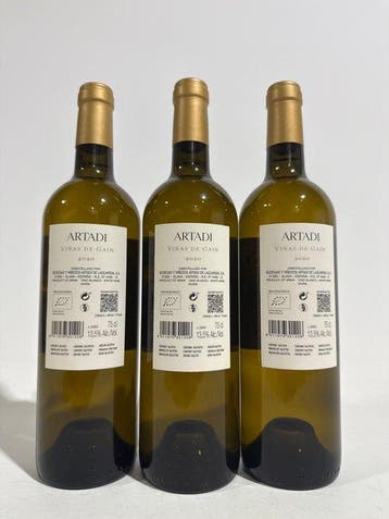2020 Artadi, Viñas de Gain Blanco - Rioja - 3 Flessen (0.75, Nieuw