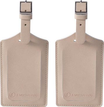 2dekans | Bagagelabels PU Leer – Set van 2 – Koffer Tags –, Ophalen of Verzenden