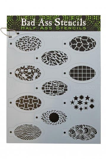 Half Ass Schmink Sjabloon Pattern, Verzenden