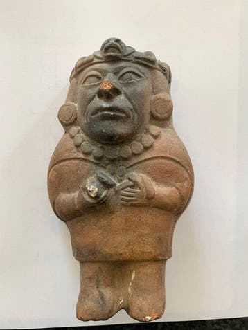 Moche-cultuur Terracotta Moche Figures - 22 cm