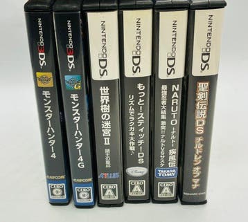 Nintendo - DS - Nintendo DS & 3DS – 6 Japanese Games –, Nieuw