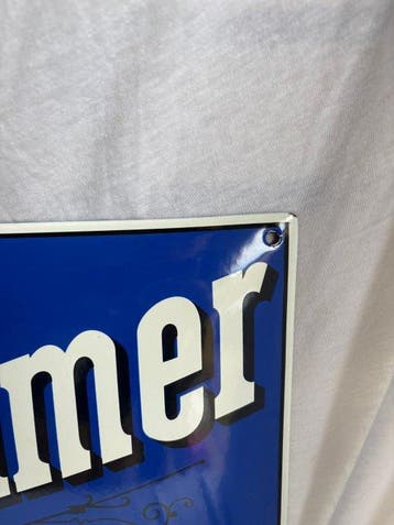 Puntigamer Bier Emaille Reclamebord – Oostenrijkse Brouwerij