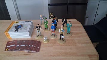 Tintin - Beeldje - Ensemble de 10 Figurines- La collection, Livres