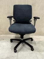 Refurbished Bureaustoel Blauw Haworth Comforto 77 NPR 1813, Zo goed als nieuw, Bureaustoel, Ergonomisch, Verzenden