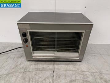 Vitrine Chergui Hot en acier inoxydable 60 cm 230V Horeca, Verzenden
