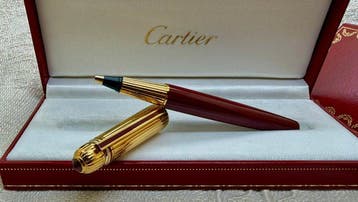 Cartier - Pasha de Cartier Burgundy Lacquer & Gold - Roller