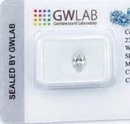 1 pcs Diamant (Natuurlijk) - 0.59 ct - Markies - D