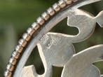 Broodmand - .835 zilver - Ruime mand met parelachtige randen