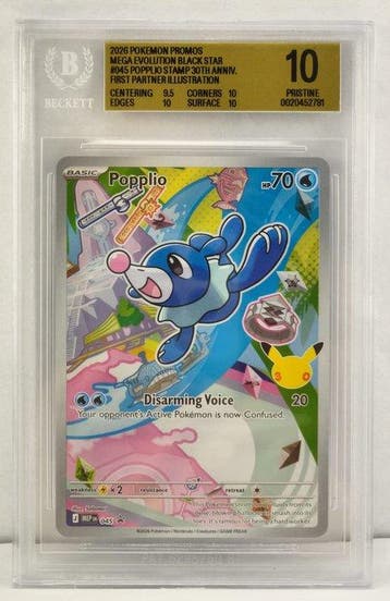Pokémon - 3 Graded card - First Partner Illustration