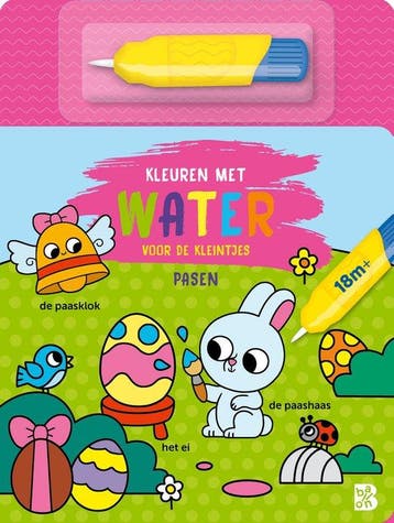 Kleuren met water voor de kleintjes: Pasen / Pasen / 1, Verzenden, Zo goed als nieuw