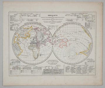 Earth - Ensemble complet de 17 cartes sur la géographie