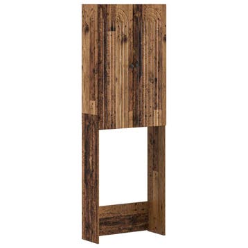 vidaXL Toiletkast ALKMAAR Oud hout 66 x 25,5 x 190 cm, Verzenden, Nieuw