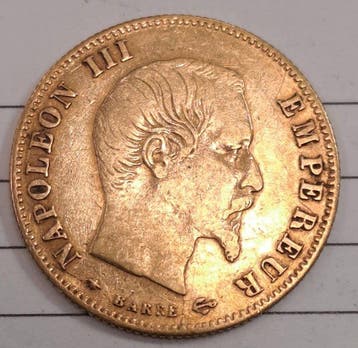 Frankrijk. Napoléon III. 5 Francs 1860-A, Paris