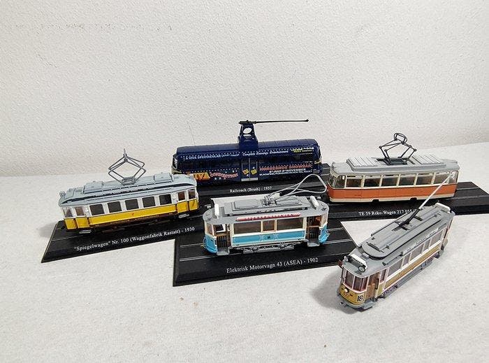 Atlas H0 - Tramway miniature (5) - Différents modèles, Hobby & Loisirs créatifs, Trains miniatures | HO