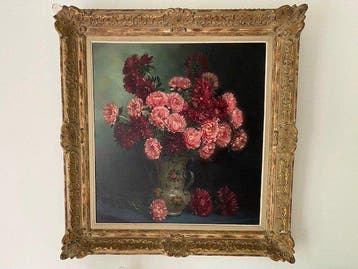 Clément Sielens (1890-1931) - Bloemstilleven, Antiquités & Art