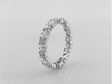 Ring - 14 karaat Witgoud - 2.48ct. tw. Diamant (Lab-grown), Nieuw