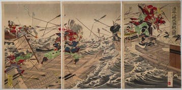 Kuniomi () Genpei Yashima Dai-Gekisen no Zu — De Grote