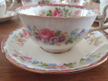 Royal Grafton - Tafelservies (9) - Been - Koffie en, Antiek en Kunst