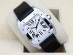 Cartier Santos Ref. W20126X8 Year 2017 (Box & Papers), Overige merken, Leer, Staal, Polshorloge