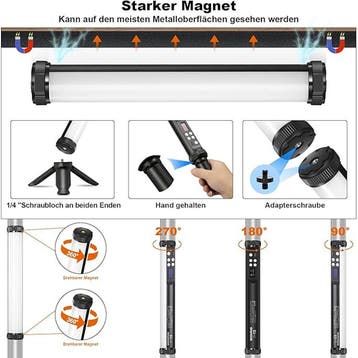 Soonpho P13 RGB LED - videolamp- foto belichting -, Audio, Tv en Foto, Verzenden, Nieuw