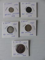 Venezuela. 50 Centimos - 1 & 2 Bolivares 1954-1960 (Lote de